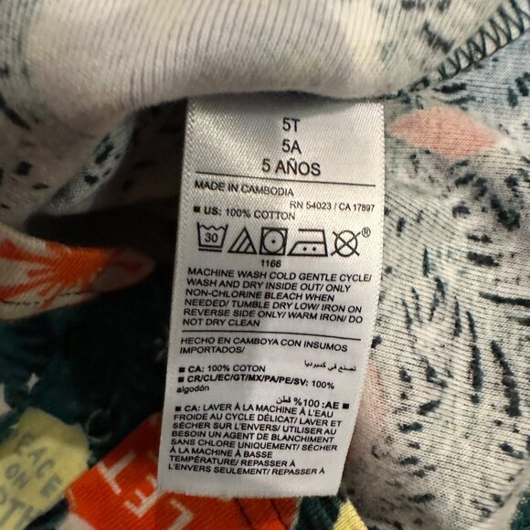 OLD NAVY TODDLER 5T PAJAMAS CHRISTMAS LONG SLEEVE - Picture 7 of 7